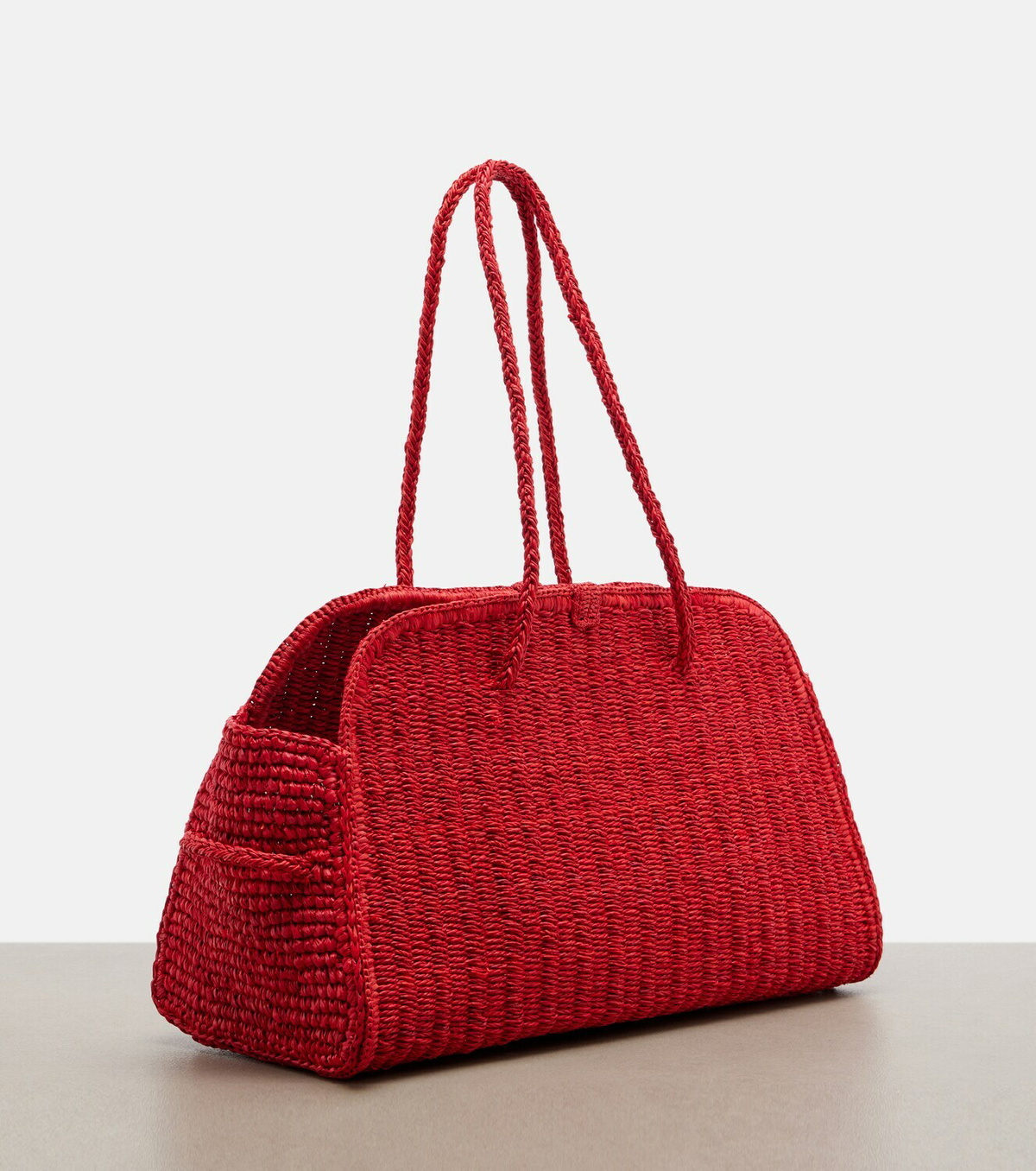 Jacquemus Turismo Small raffia tote bag