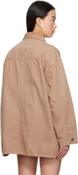 Blumarine Tan Cotton Jacket