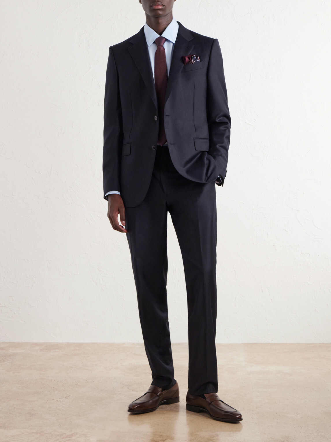 Zegna - Merino Wool-Twill Suit - Blue