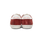 Golden Goose Red Suede Superstar Sneakers