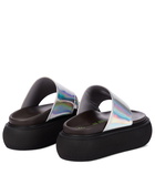 The Attico - Selene leather thong sandals