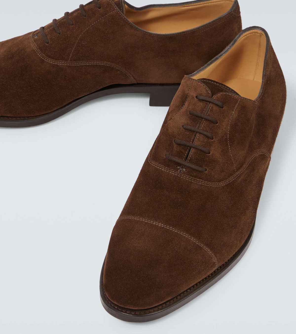 John Lobb City II suede Derby shoes