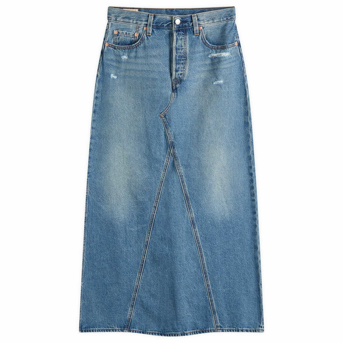 Levi's Women's Levis Iconic Long Skirt in Verified Vintage Ski