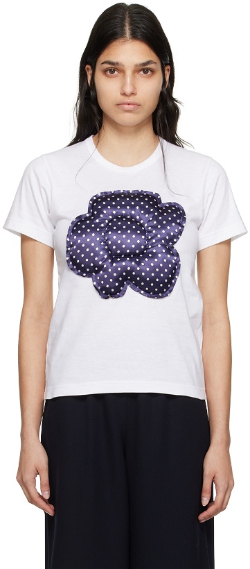 Photo: Comme des Garçons Girl White Dot T-Shirt