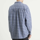 FrizmWORKS Men's Uneven Check Shirt in Blue
