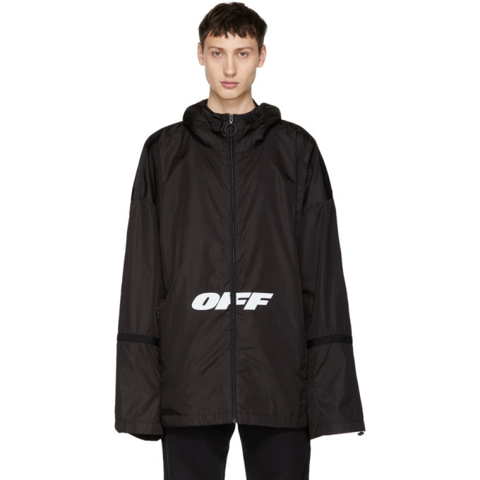 Photo: Off-White Black Wing Off Windbreaker