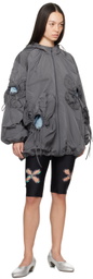 J.Kim Gray Flower Jacket