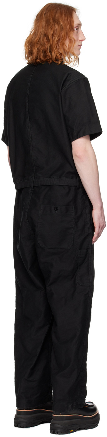 sacai Black Belted Jumpsuit Sacai