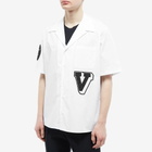 Valentino Men's Varsity Vacation Shirt in Optical White