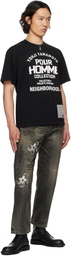 YOHJI YAMAMOTO Black NEIGHBORHOOD Edition Basic Jeans