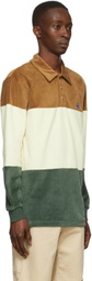Noon Goons Off-White Cotton Long Sleeve Polo