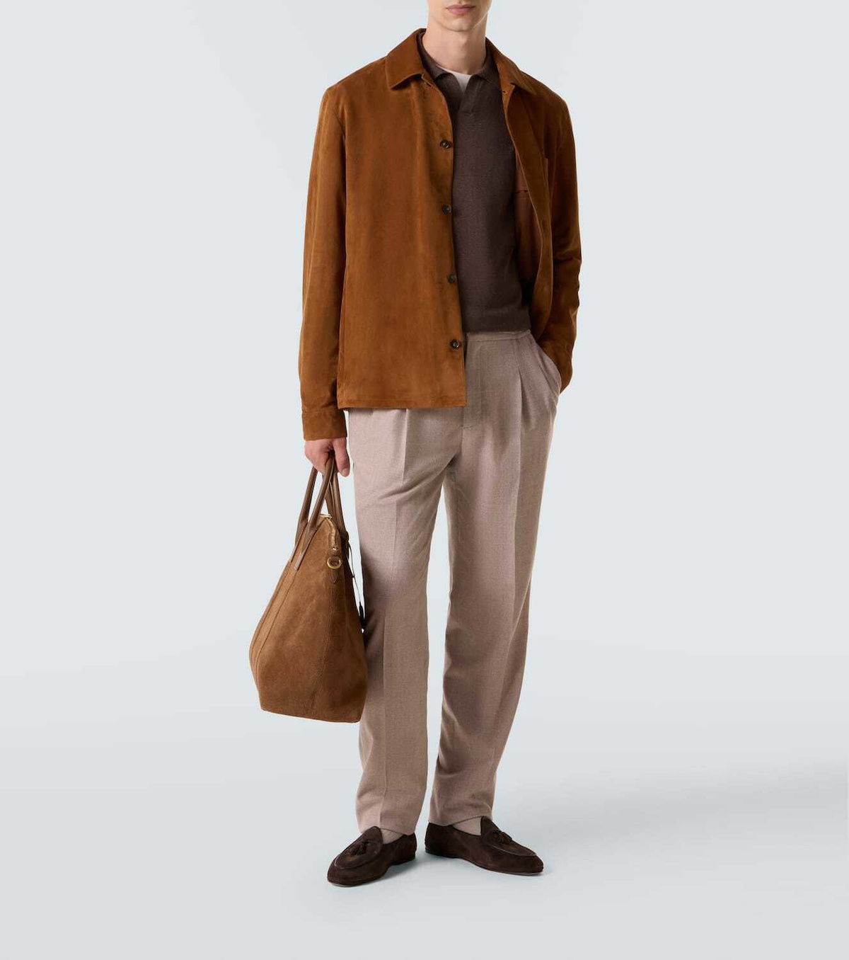 Rubinacci Cashmere polo sweater