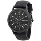 Emporio Armani Renato Chronograph Quartz Black Dial Mens Watch AR11457