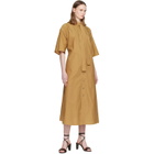 LEMAIRE Tan Reversible Tube Midi Dress