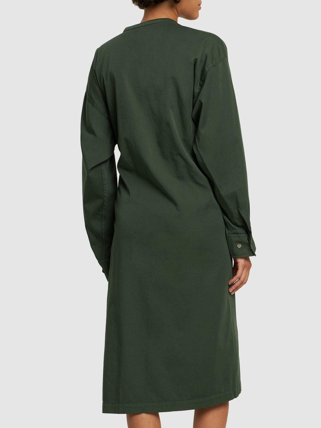 LEMAIRE - Twisted Cotton Midi Shirt Dress Lemaire