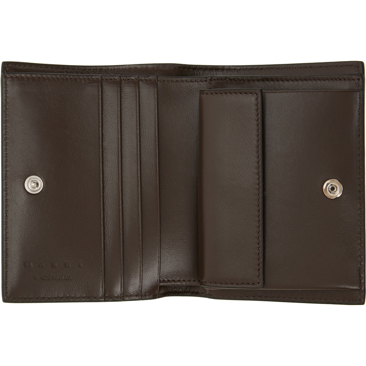 Marni Green 'Marni Mending' Leather Bifold Wallet