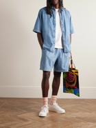 Acne Studios - Rudent Wide-Leg Denim Shorts - Blue