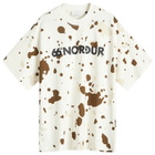 66° North Men's Hringbraut T-Shirt in Eggshell Print