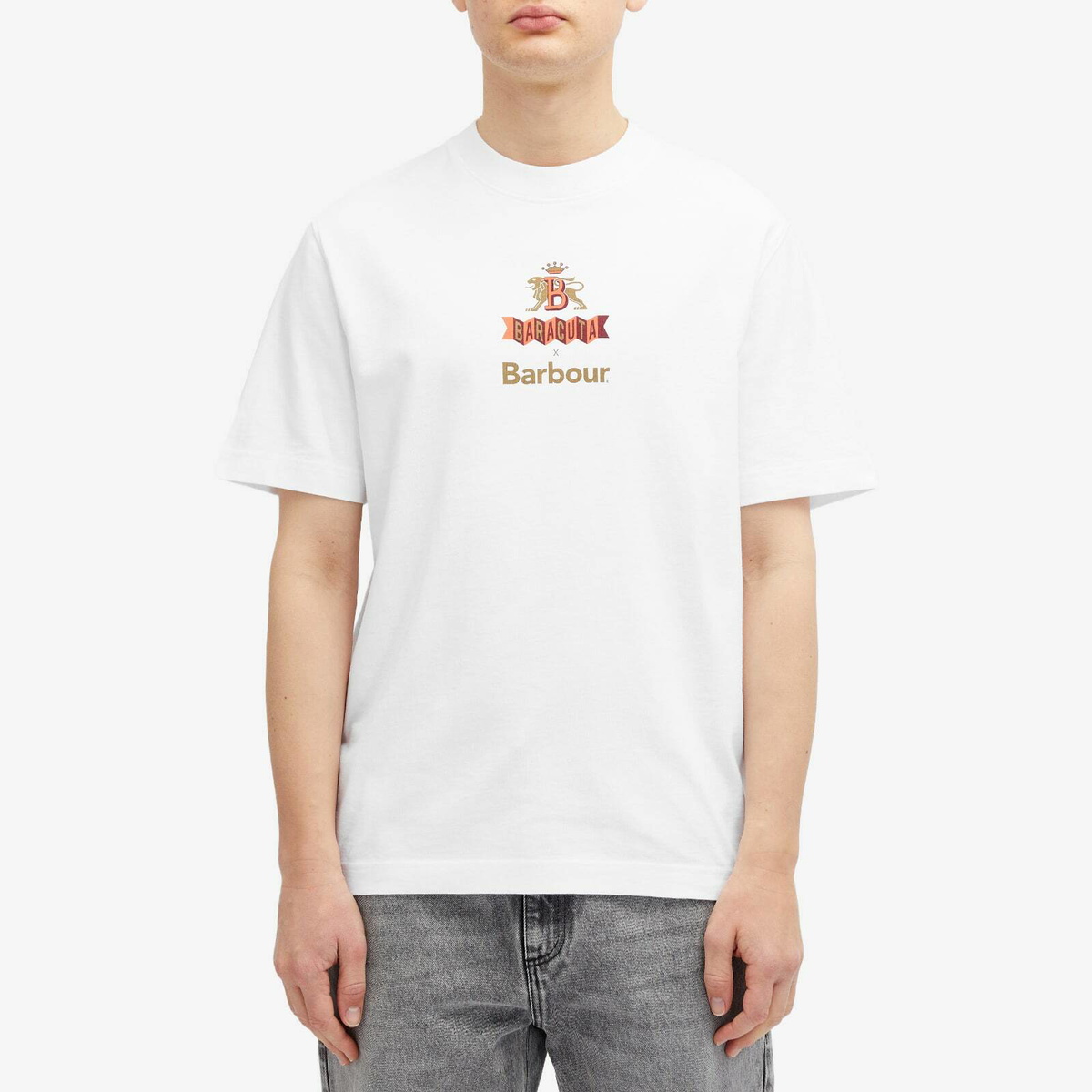 Barbour Men's x Baracuta Archive T-Shirt in White
