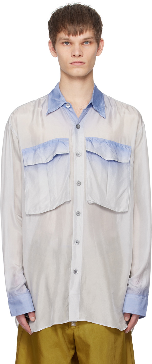 Dries Van Noten Blue Shirt & Blouse