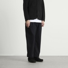 Danton Men's Tuck Pants in Dark Navy