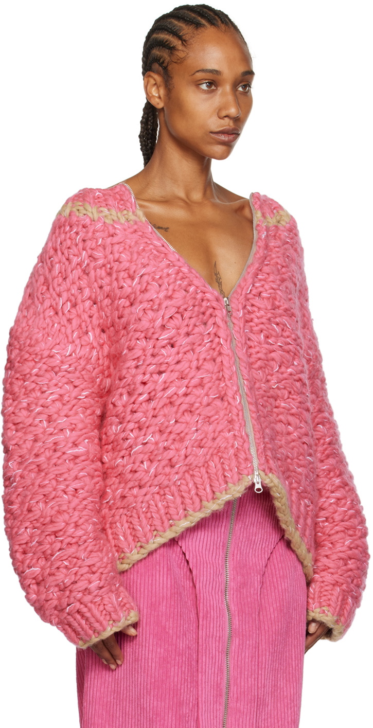 Eckhaus Latta Pink Crewneck Jacket