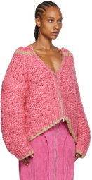 Eckhaus Latta Pink Crewneck Jacket
