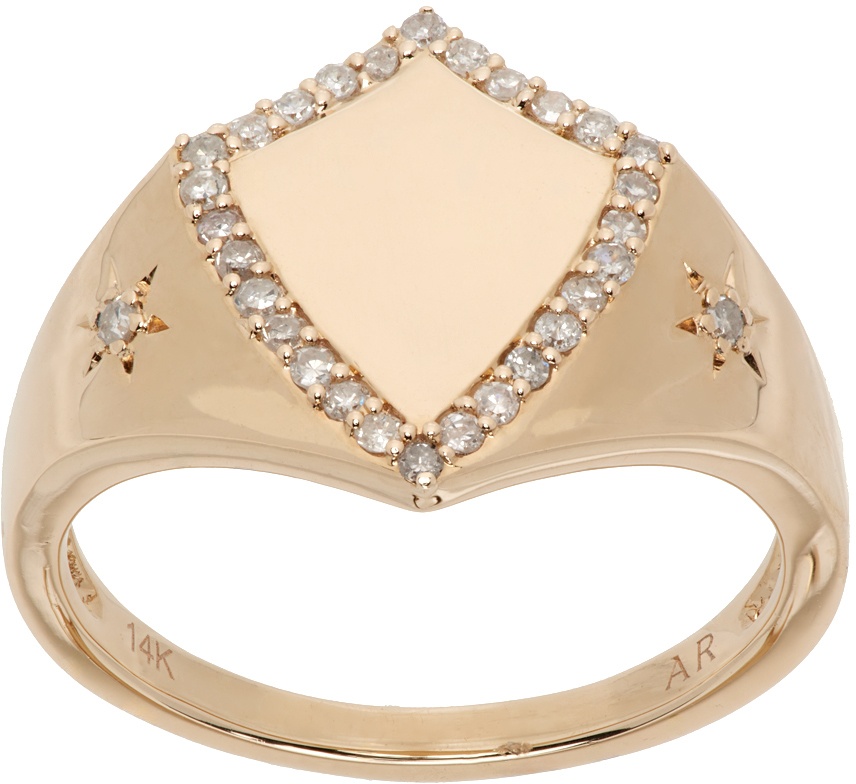 Adina Reyter Gold Shield Ring