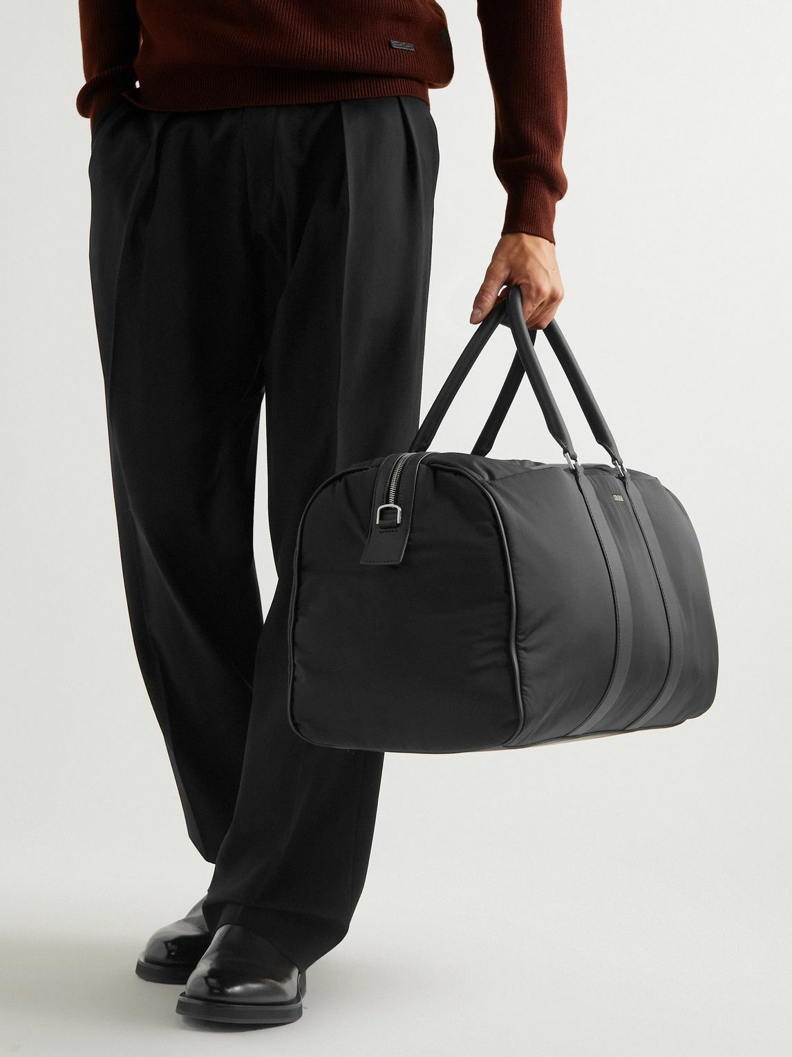 Zegna - Logo-Appliquéd Shell Holdall Zegna