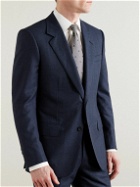 Kingsman - Checked Wool and Cashmere-Blend Suit Jacket - Blue