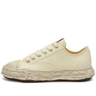 Maison MIHARA YASUHIRO Men's Peterson Original Sole Low Dyed Canva Sneakers in White