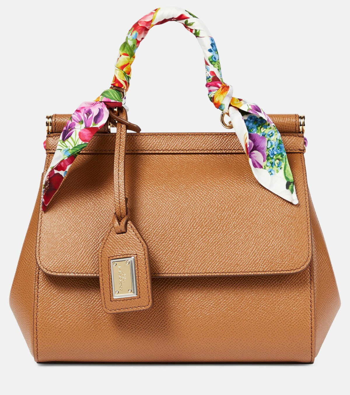 Medium Sicily Bag - Caramello