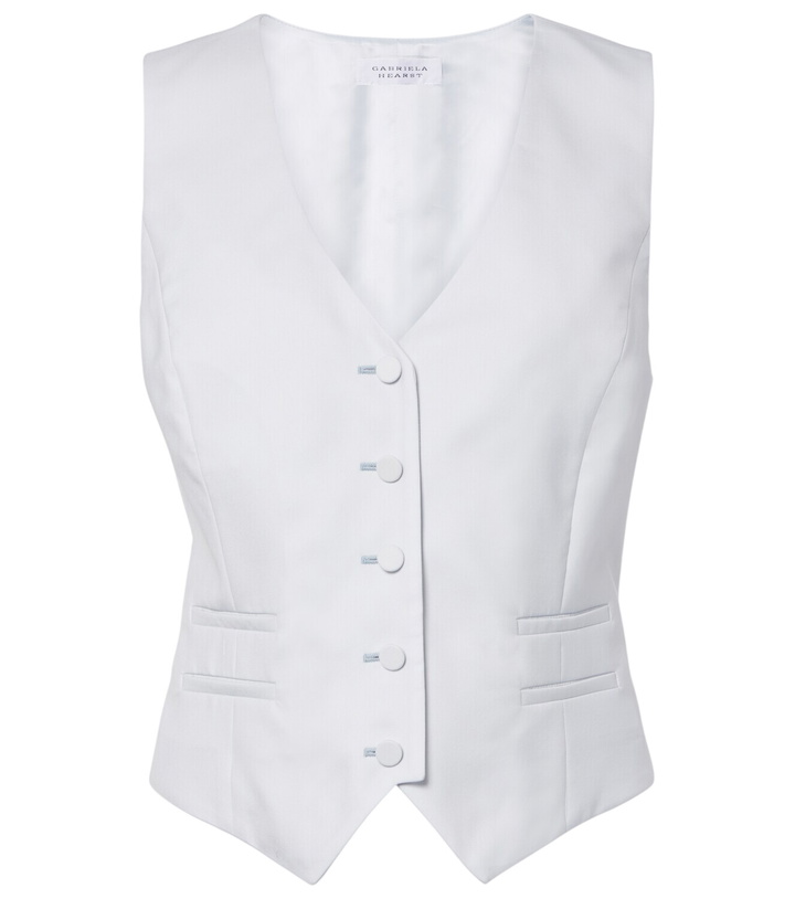 Photo: Gabriela Hearst Coleridge wool and silk vest