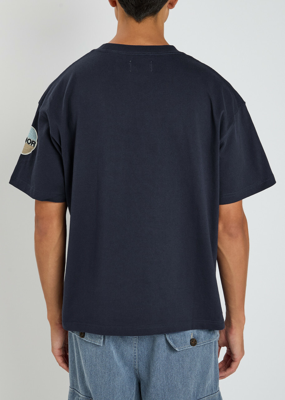 Honor The Gift Auto Club Cotton T-shirt Navy