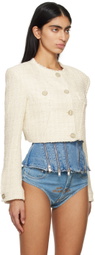 GCDS Off-White Cropped Jacket