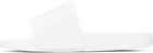 Valentino Garavani White Coolside Pool Slides