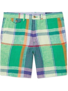 POLO RALPH LAUREN - Slim-Fit Checked Linen Chino Shorts - Multi - UK/US 30