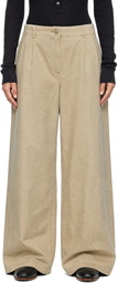 OUR LEGACY Beige Arch Chino Trousers