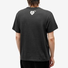 Human Made Men's Drawn Hearts T-Shirt in Black