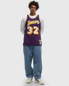 Mitchell & Ness NBA SWINGMAN ROAD JERSEY LOS ANGELES LAKERS 1984 MAGIC JOHNSON #32 Purple Men