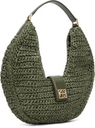 ANINE BING Khaki Lou Monogram Bag