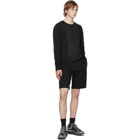 Alexander McQueen Black Hybrid Logo Sweatshirt