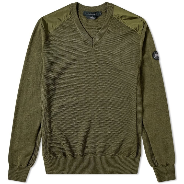 Photo: Canada Goose Black Label McLeod V-Neck Knit