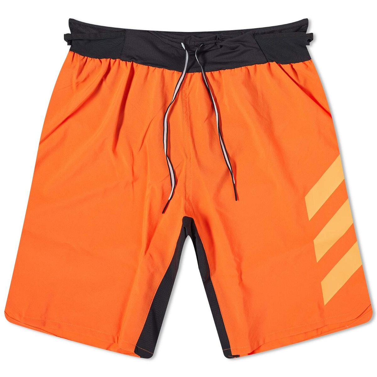 Adidas Men's Agravic Trail Running Short in Semi Impact Orange adidas