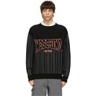 Moschino Black Fantasy Print Sweater