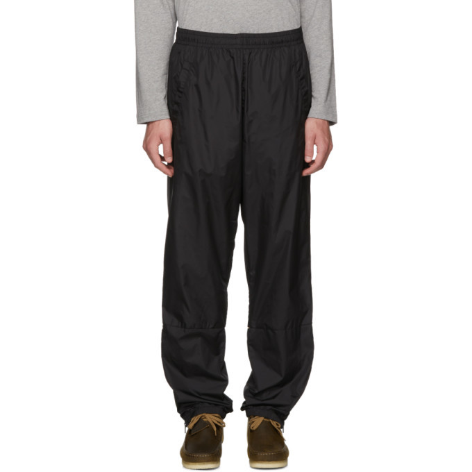 Photo: Acne Studios Black Nylon Face Lounge Pants