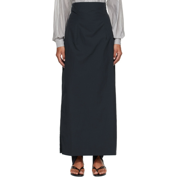 Photo: Paloma Wool Navy Fosca Maxi Skirt