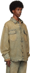 GUESS USA Blue Denim Shirt Overshirt