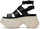 Marni Black Gladiator Platform Sandals