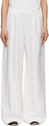 ANINE BING White Roslyn Trousers